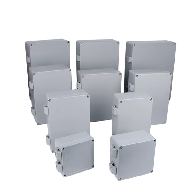 Waterproof IP67 Cast Aluminum Sandblasted Surface Junction Box Electronic Projects Outdoor Explosion-proof Electrical Enclosure