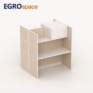 Paravent de <span class=keywords><strong>bureau</strong></span> en bois EGROspace pour cloisonnement commercial et postes de travail - Product Image 2