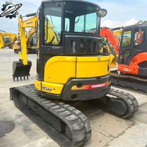 99% NEUF YANMAR VIO55 MINI-EXCAVATRICE HYDRAULIQUE À CHAÎNES RUBBER TRACK EN STOCK - Product Image 2