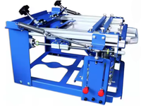 Machine de sérigraphie manuelle pour objets incurvés Sérigraphie pour logos Caractères sur gobelets en plastique Bouteilles Articles ronds