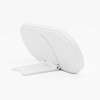 Caja Organizadora de Maquillaje LED Inteligente Portátil con Espejo HD, Estuche de Almacenamiento de Cosméticos de Viaje, Espejo de Belleza Recargable con Luz Regulable