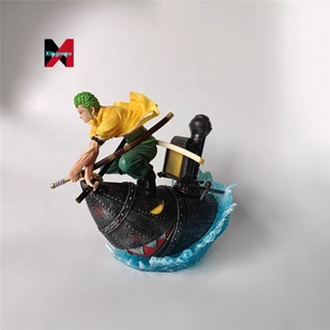 <span class=keywords><strong>One</strong></span> Pieced Zoro Two Sword Style Figure Anime Statue Modèle Première Apparence Cadeau - Product Image 3