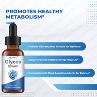 Complément alimentaire liquide oral Glycose Shield pour adultes, santé métabolique cellulaire, 60 ml, formule naturelle, soutien sanguin, racine de maca