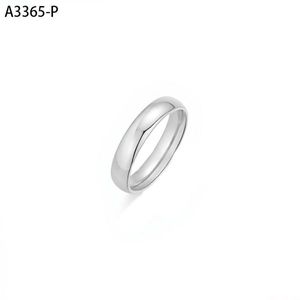 เอมี่ เอมี่แฟชั่นริงแหวนแต่งงานสแตนเลสคลาสสิกสำหรับผู้หญิง A3365-P - Product Image 1