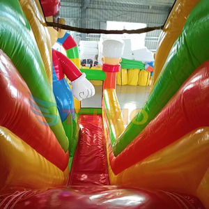 Toboggans gonflables pour enfants, terrains de jeux pour enfants, toboggan sec gonflable, parcours d'obstacles, pour enfants et adultes - Product Image 5