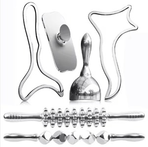 Herramienta de Masaje de Acero Inoxidable, Paleta Gua Sha, <span class=keywords><strong>Copa</strong></span> <span class=keywords><strong>Sueca</strong></span> y Kit de Masaje con Forma de Hongo, Ventosas Corporales - Product Image 6