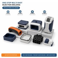 Moulage par injection multi-prises tout-en-un pour boîtiers électroniques, outillage, finition et assemblage