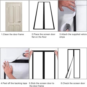Cortina de Aire Acondicionado Moderna, Transparente, Impermeable, Magnética y Personalizable, Resistente a <span class=keywords><strong>Insectos</strong></span>, <span class=keywords><strong>para</strong></span> Sala de Estar y Exteriores - Product Image 5