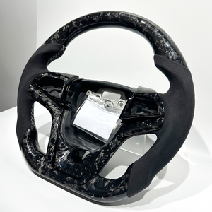 Volant sport en fibre de carbone forgée avec Alcantara pour <span class=keywords><strong>Chevrolet</strong></span> <span class=keywords><strong>SS</strong></span>, forme D, vente directe d'usine - Product Image 4