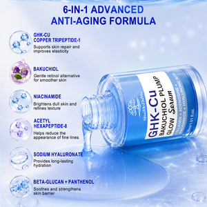 Sérum Rénovateur Facial Sans Démêllement au Bakuchiol et GHK-Cu – Lissage Sans Irritation, Revitalisant, Peptide de Cuivre Avancé pour une Peau Rénovée - Product Image 3