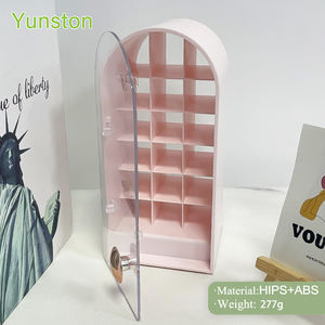 2024 New <span class=keywords><strong>Castle</strong></span> Type 18Slots Apilable Clear Lipstick Display Stand Acrílico Lipstick Organizer Holder Lipstick Rack Box - Product Image 3