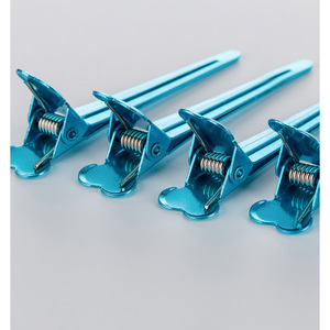 Pinces à cheveux en métal de 10 cm, forme crocodile, bouche plate, outils de beauté multifonctions, usage quotidien - Product Image 5