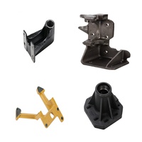 Support moteur en fonte ductile grise OEM avec support de bras oscillant pour pièces de machines de construction et minières