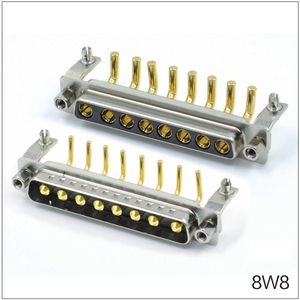 Lung Kay ตัวเชื่อมต่อ8W8 D-SUB กระแสสูง20A รูปแบบบัดกรีผสมชุบทองสำหรับอุตสาหกรรมระบบอัตโนมัติ/อุปกรณ์ไฟฟ้า - Product Image 2