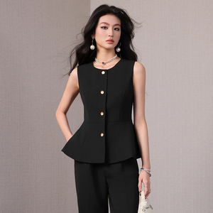 <span class=keywords><strong>Gilet</strong></span> blanc de haute qualité, <span class=keywords><strong>gilet</strong></span> féminin, style royal, sœur aînée, tempérament de déesse, fan, nouveau modèle sans manches 2026. - Product Image 6