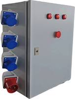 Boîtier de raccordement électrique mural industriel en acier métallique étanche IP67 et anti-poussière 220V/380V pour extérieur