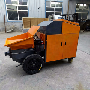 Pompe à Béton Électrique Mobile Mini 7,5m³/h pour Coulée de Béton et Envoi vers les Bâtiments en Hauteur - Offre Spéciale - Product Image 1