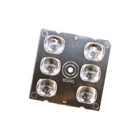 Lensa Kolimasi LED HONJU dengan Konsistensi Tinggi OEM ODM Multi Chip SMD untuk Pencahayaan Komersial
