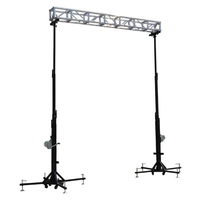 Sistema de Elevación de Escenarios con Torre de Truss de Aluminio para Soporte en el Suelo, Sistema de Truss con Certificación TUV para Iluminación en Eventos al Aire Libre