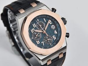 Orologio Meccanico di Lusso 42mm in Oro Rosa con Movimento ETA 3126, Qualità Superiore Fabbrica <span class=keywords><strong>APF</strong></span>, Cronografo Multifunzione con Cinturino in Acciaio - Product Image 2