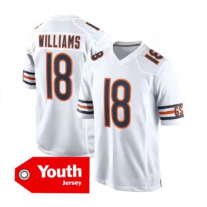 Chicago Jeugd Jersey Hoge Kwaliteit American Football Jersey 18 # Williams 2 # Moore 34 # Payton Aanpasbare Truien Met Logo - Product Image 5
