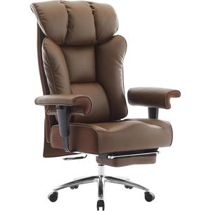 Sedia da ufficio da corsa bianca di lusso comoda sedia girevole reclinabile in pelle Executive sedia ergonomica da ufficio - Product Image 1