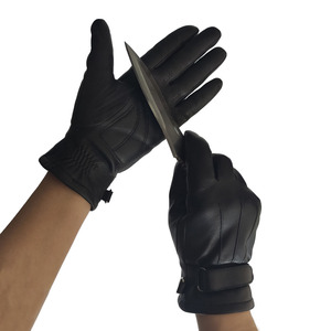Ultimate <span class=keywords><strong>Leather</strong></span> Guantes resistentes a cortes Military-Protección estándar para equipos de emergencia al aire libre - Product Image 2