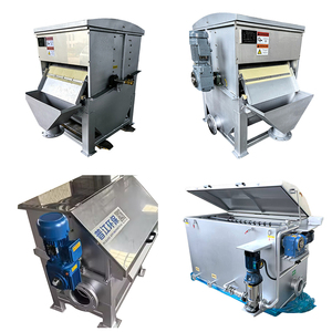 Filtre à tambour rotatif à alimentation externe automatique à faible consommation d'énergie, moteur PLC, pour eaux usées et aquaculture, tamis rotatif ZL - Product Image 1
