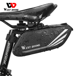 Bolsa de Sillín de Bicicleta Impermeable con Diseño de Hebilla, Resistente a Arañazos, Reflectante, para Montar en la Parte Trasera de la Bicicleta - Product Image 2