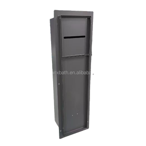 Nicho empotrado oculto de metal SUS 304 para escobilla de inodoro, caja de pañuelos empotrada en azulejo, soporte invisible para rollo de papel para baño de hotel - Product Image 2