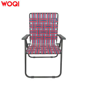 Chaise pliante portable Woqi en aluminium et tissu Oxford, capacité 110 kg, pour jardin, camping, plage, pêche, extérieur - Product Image 5