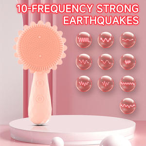 Zonnebloem Borstel Vibrator Vrouwelijk Clitoraal Orgasme Masturbator - Product Image 4