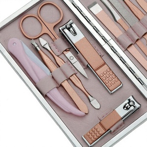 DANTRIC IMPLANTS Luxurious Stainless Steel Nail Kit 5 1 <b>Tools</b> Portable Case Including Scissor for Manicure <b>Pedicure</b> Adult Use - Product Image 5