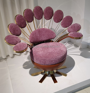 Luxe trône <span class=keywords><strong>de</strong></span> <span class=keywords><strong>la</strong></span> <span class=keywords><strong>reine</strong></span> loisirs chaises <span class=keywords><strong>de</strong></span> mariage paon conception tapisserie d'ameublement canapé chaises monoplace canapé modèle Animal meubles - Product Image 2