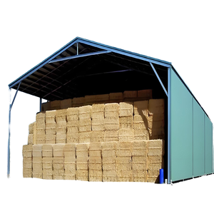 Nave Agrícola <span class=keywords><strong>de</strong></span> Acero con Panel Sándwich y Frente Abierto <span class=keywords><strong>para</strong></span> Almacenamiento <span class=keywords><strong>de</strong></span> Heno, Tractores y Alimento <span class=keywords><strong>para</strong></span> Ganado - Product Image 1