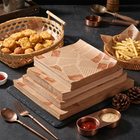 Feuille de revêtement pour barquette et assiette, conforme à la réglementation européenne, recyclable, imperméable, résistante à la graisse, absorbant l'huile, thermoscellable, pour emballage alimentaire