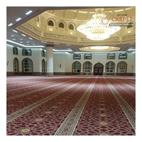 Tapis de prière de mosquée imprimé en Nylon personnalisé, tapis de salon hôtel de luxe
