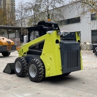 Chargeur sur pneus mini-chargeur compact EPA EURO 5 diesel standard Chine, pompe moteur, capacité de la cuvette de 0,35 m, haute efficacité