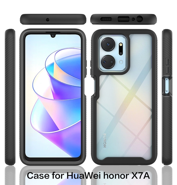 Heavy Duty Protection Shockproof Defender Rugged Acrylic Bumper Phone Case for Huawei Honor X7A X8 X9 X8A X7 Case