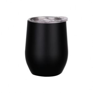 Gobelet en forme d'œuf avec surface enduite de poudre anti-transpiration, capacité idéale de 12 oz pour les aventures en plein air ASM09 - Product Image 1
