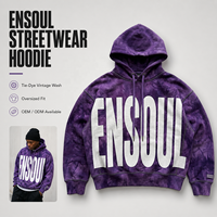 Sweat à capuche zippé oversize en molleton bouclette effet délavé tie-dye personnalisé avec grande impression frontale style streetwear pour homme OEM ODM