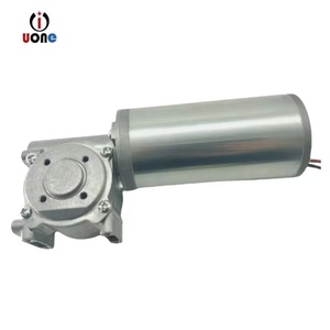 12V/24V Small Smart Brush Induction Door Opening Motor <b>Speed</b> <b>Control</b> Electric European-style Hollow Worm Gear DC Micro Motor - Product Image 5