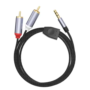 Cable de Audio Estéreo USB C Tipo-C a 2 RCA Macho, Cable Auxiliar 2RCA, Divisor en <span class=keywords><strong>Y</strong></span>, Convertidor para Altavoces <span class=keywords><strong>y</strong></span> Amplificadores ZF - Product Image 1