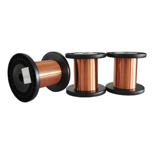 Fio de enrolamento de cobre 180C/220C resistente ao calor de 0.011 mm-0.8mm para bomba de água