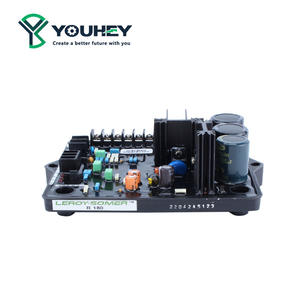 Générateur sans balais Leroy-Somer d'origine avec régulateur de tension automatique (AVR) à excitation R180, courant alternatif triphasé - Product Image 3