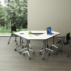 Oficina Universidad Aula Muebles Mesa plegable Institución de entrenamiento Estudiante y trabajador Escritorio móvil y silla para ventas - Product Image 5