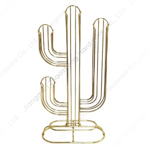 Soporte para cápsulas de café con forma de cactus, estante de almacenamiento de metal y hierro para exhibición y organización de cápsulas, 20,5x9,6x41 cm - Product Image 5