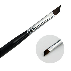Pinceau à ongles en nylon pour French Manucure Demi-Lune, grand format, forme couteau, pour gel ondulé, avec manche en acrylique - Product Image 5