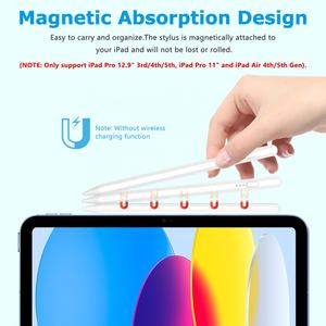 ปากกาสัมผัสสำหรับ <span class=keywords><strong>Apple</strong></span> iPad ดินสอแท็บเล็ตปากกาสไตลัสชาร์จได้อย่างรวดเร็วปากกาสไตลัสดินสอสัมผัสปากกาสำหรับ iPad 2024 - Product Image 2