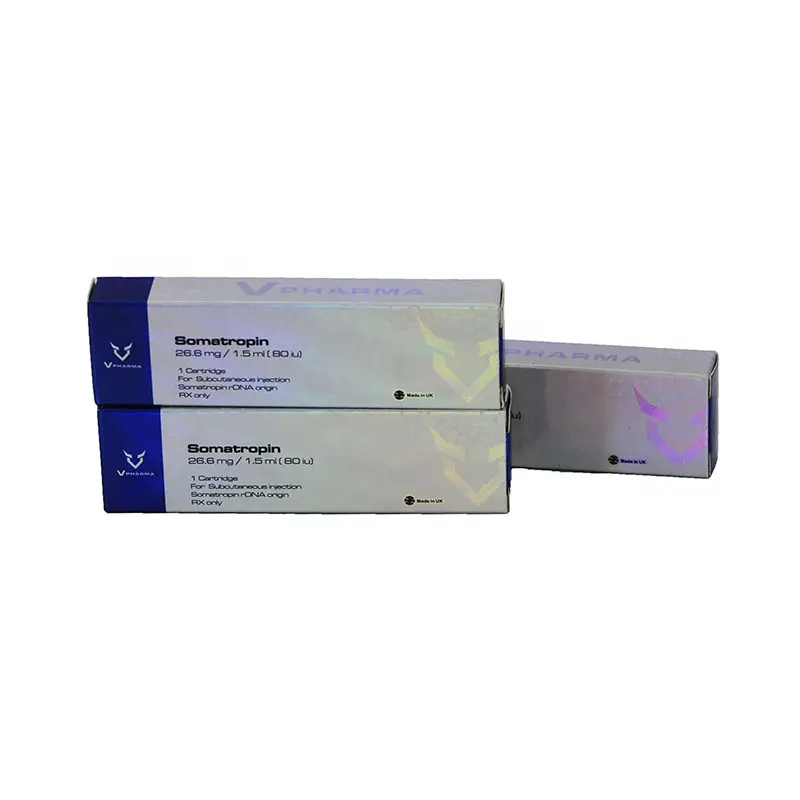 custom recyclable pharmaceutical hologram box 10ml vial label sticker steroides and boxes